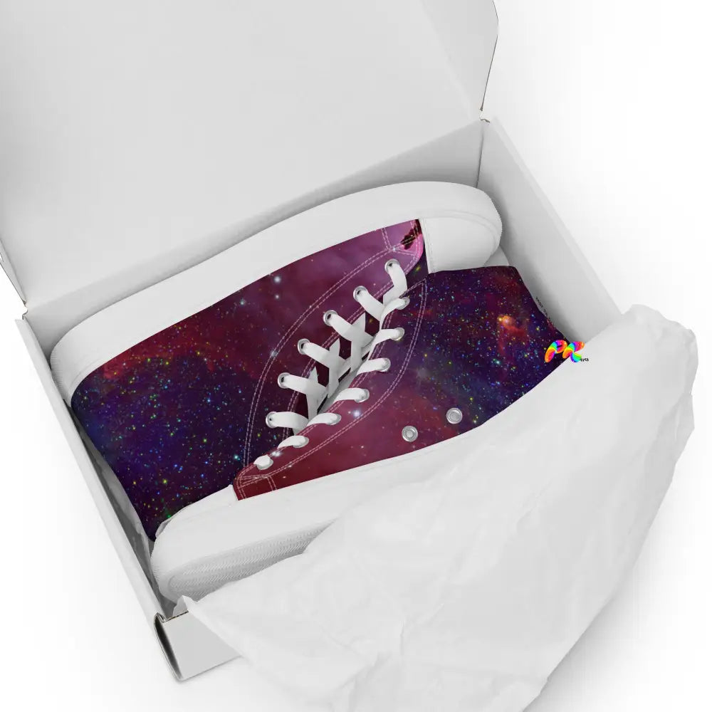 Galaxy Women's High Top Sneakers