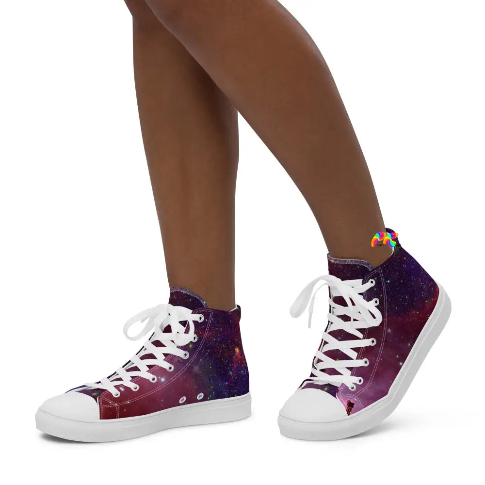 Galaxy Women's High Top Sneakers