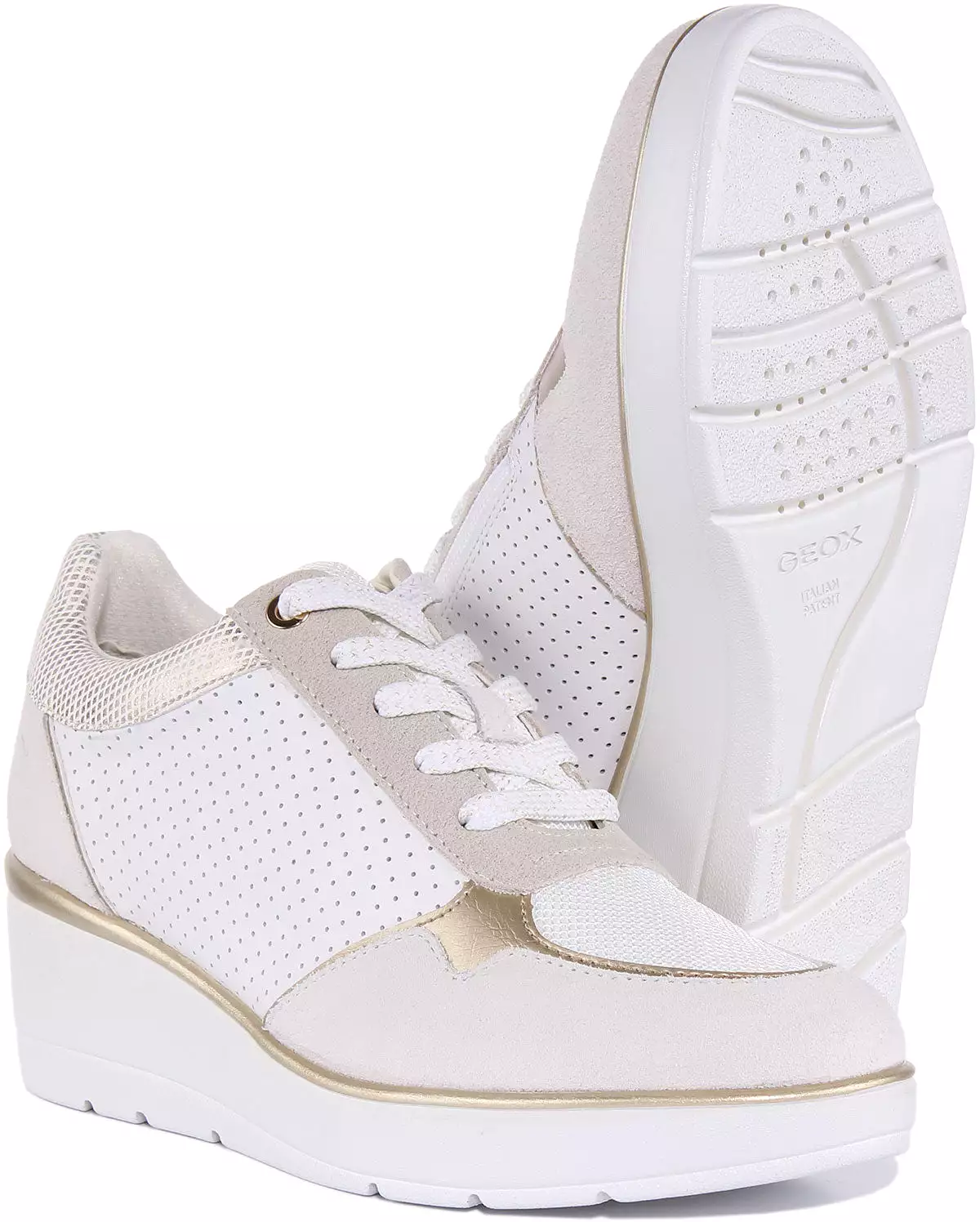 Geox Women's White Gold D Ilde