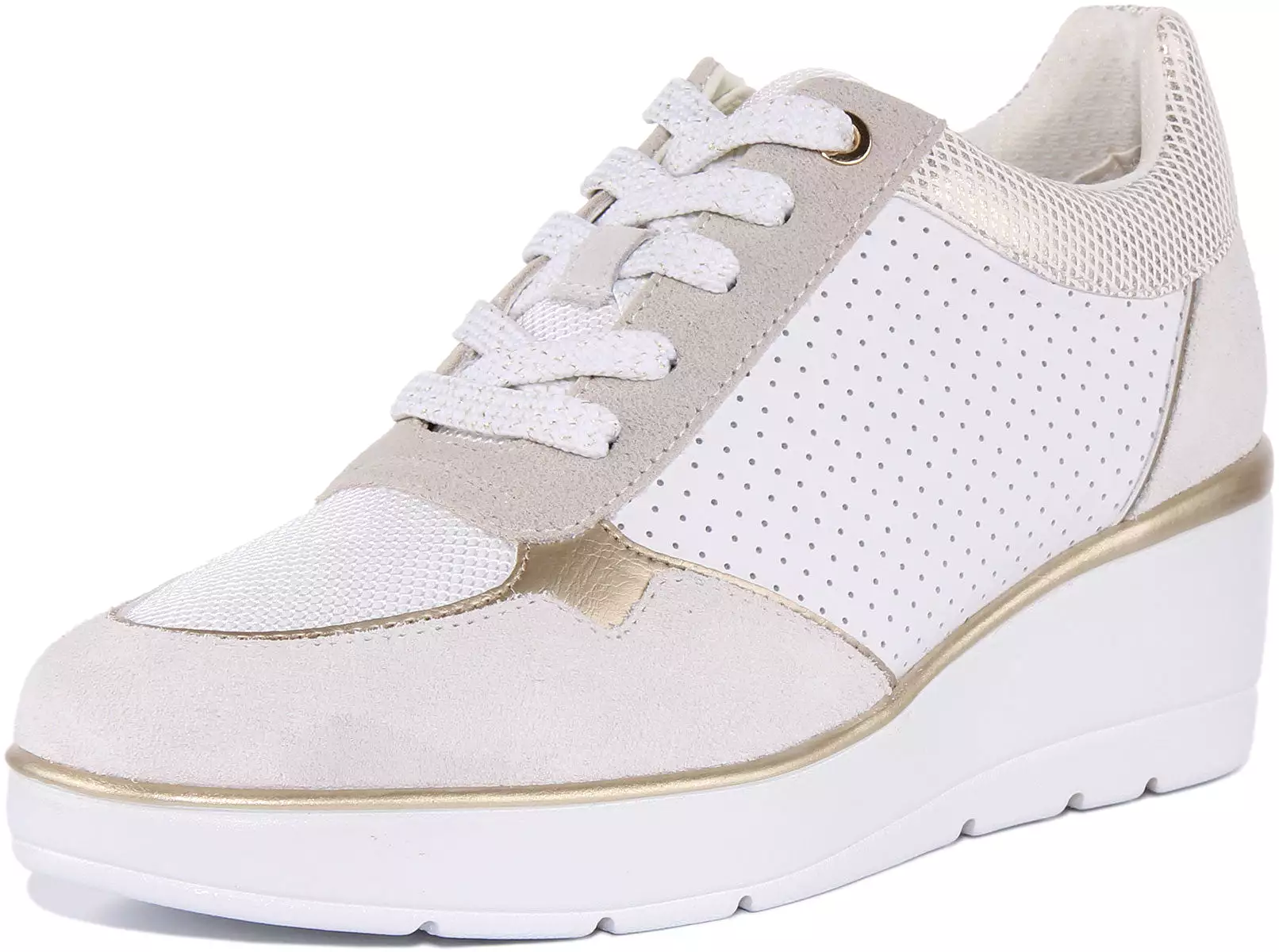 Geox Women's White Gold D Ilde