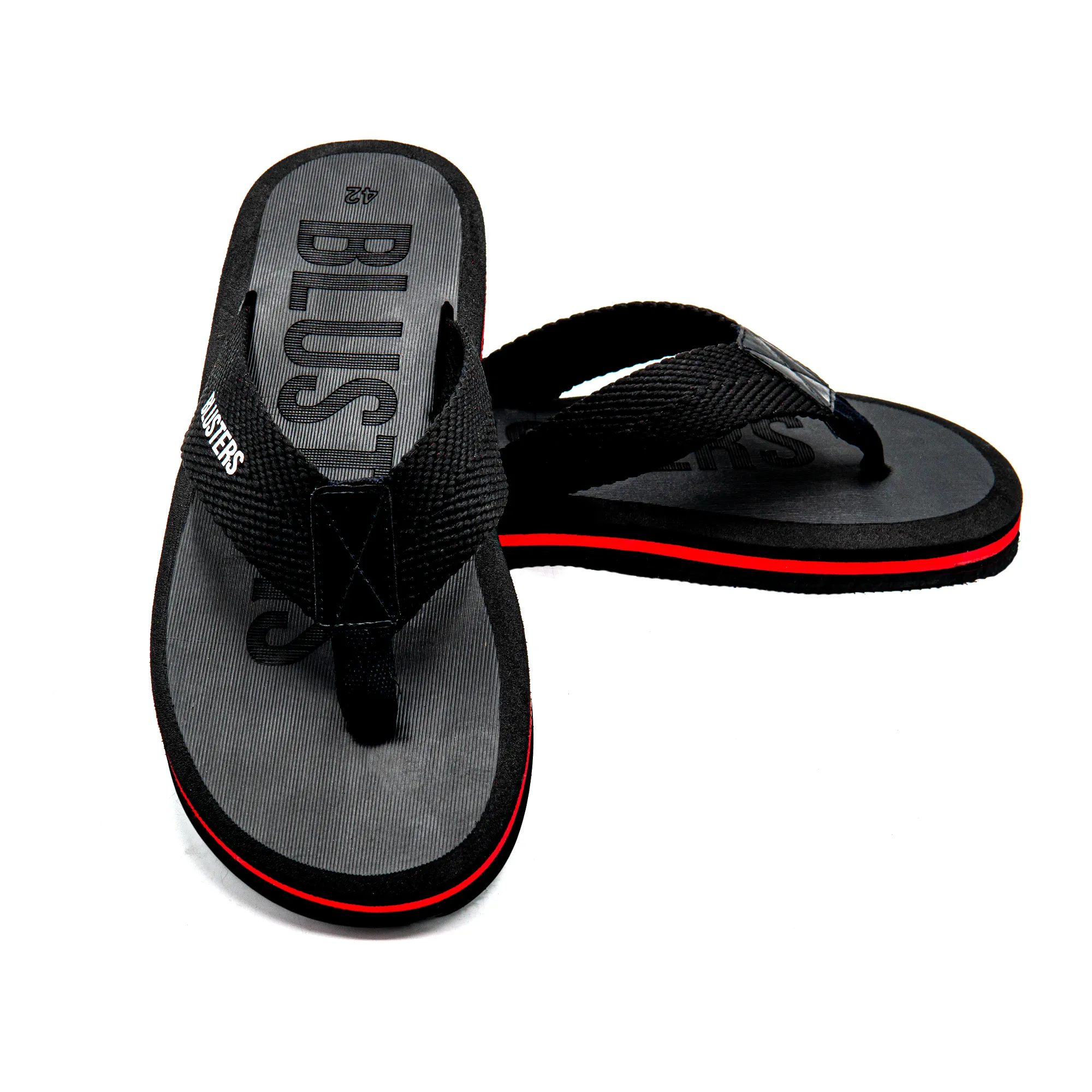 Grey Cross Flip Flop