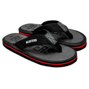 Grey Cross Flip Flop