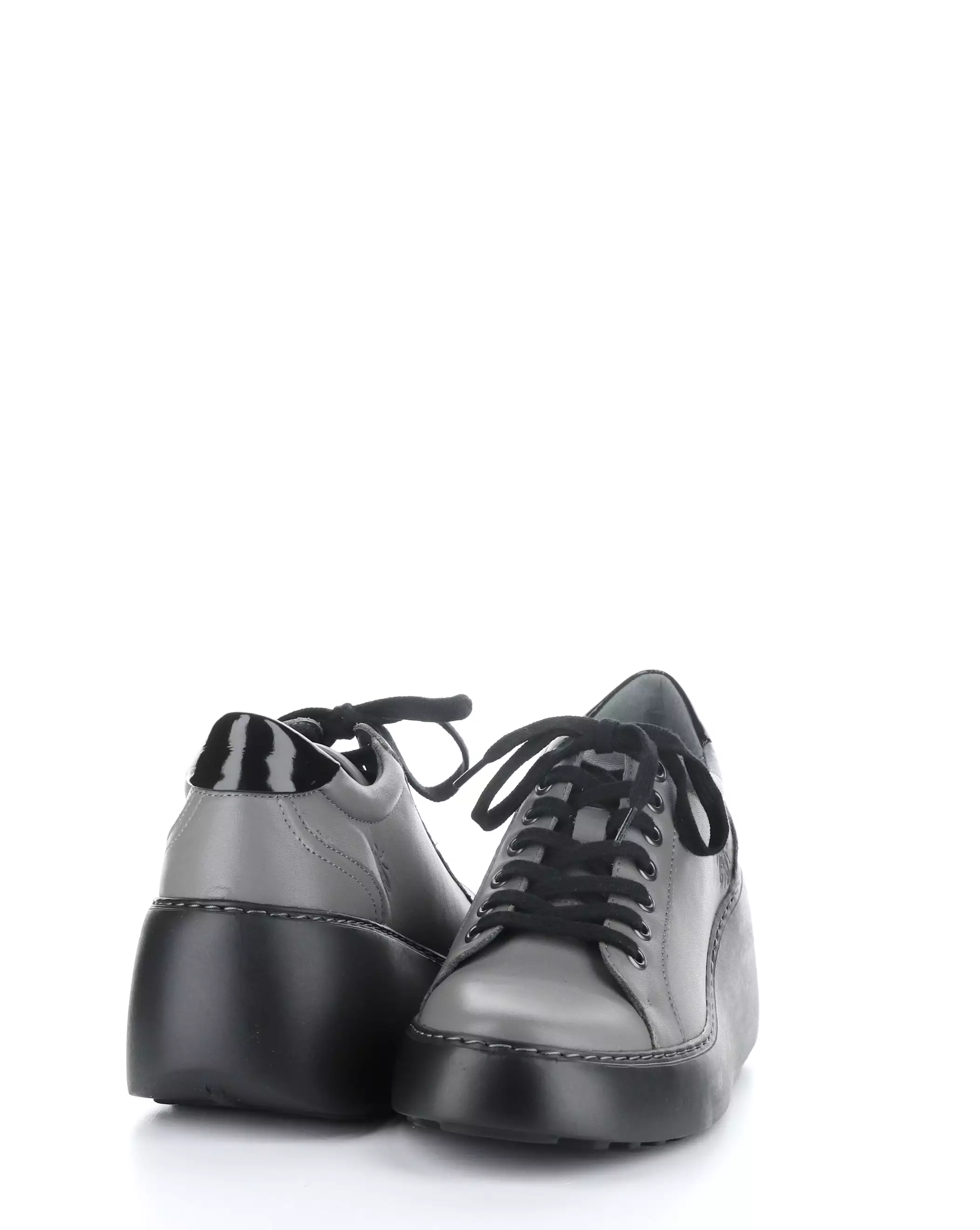 Grey Lace-up Shoes