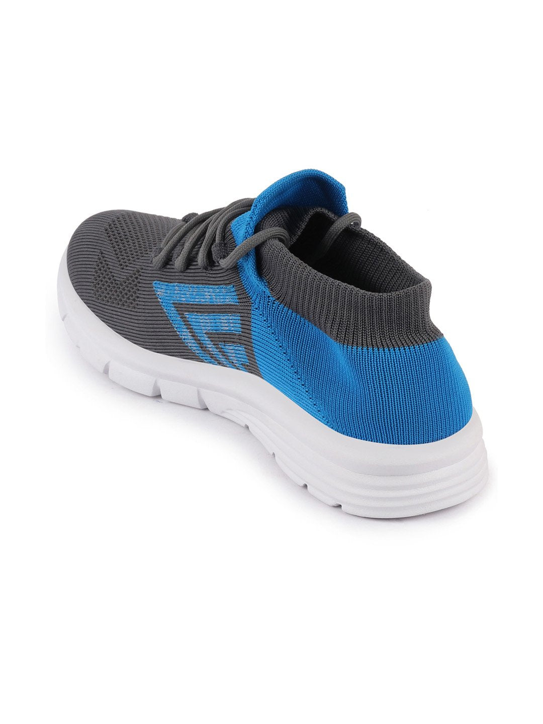 Grey Men's Lace-Up Running Shoes for Sports & Outdoors.