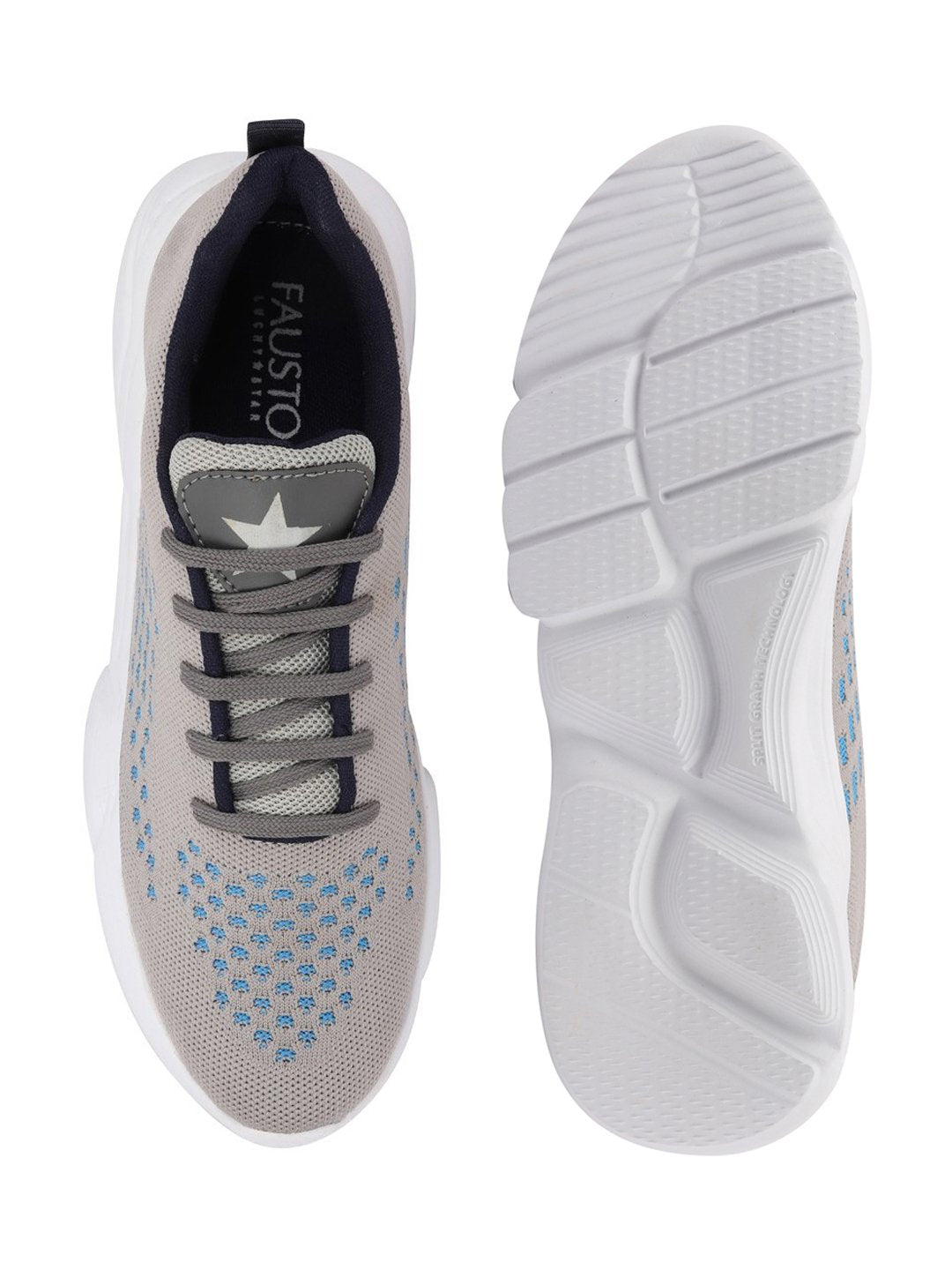 Grey Men's Running Shoes for Sports & Outdoor Activities