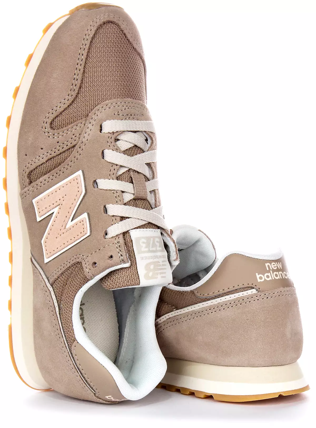 Grey Pink New Balance WL373 TM2 Women's Shoes