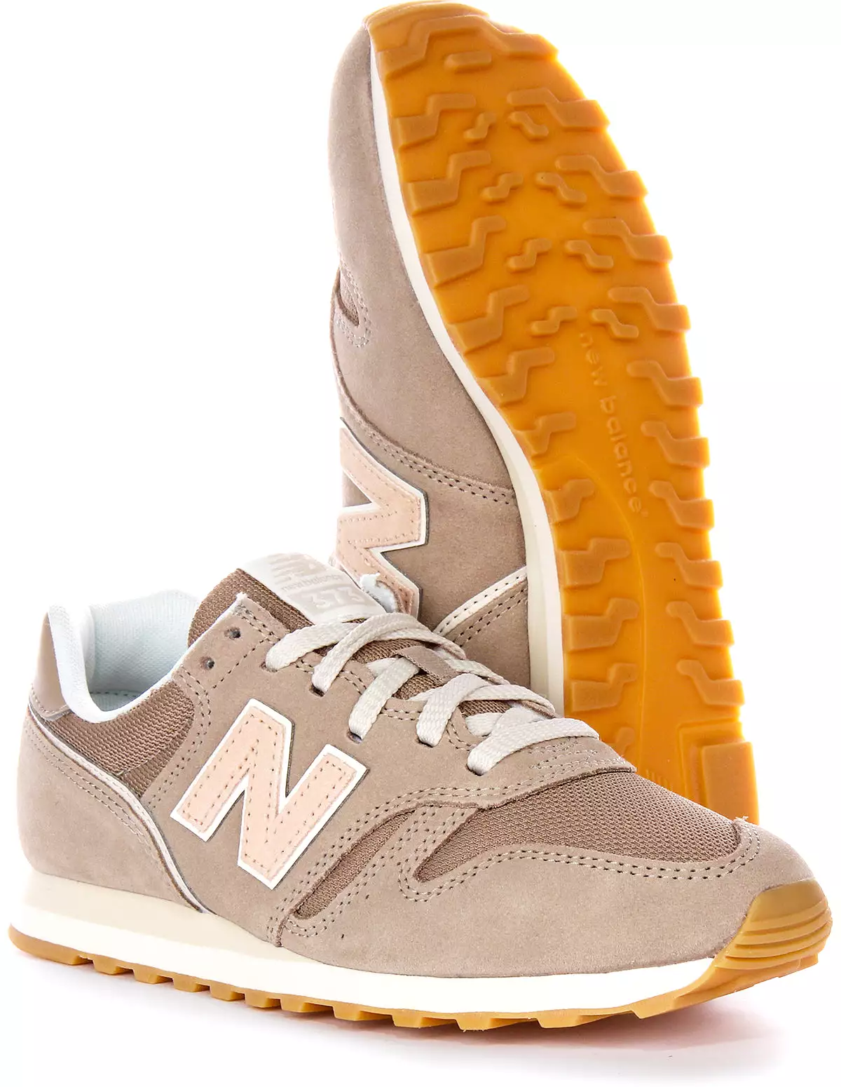 Grey Pink New Balance WL373 TM2 Women's Shoes