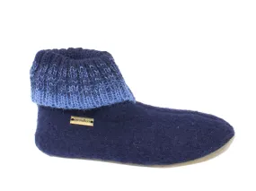 Haflinger Kids' Slippers, Iris Navy Blue - Shop Now!