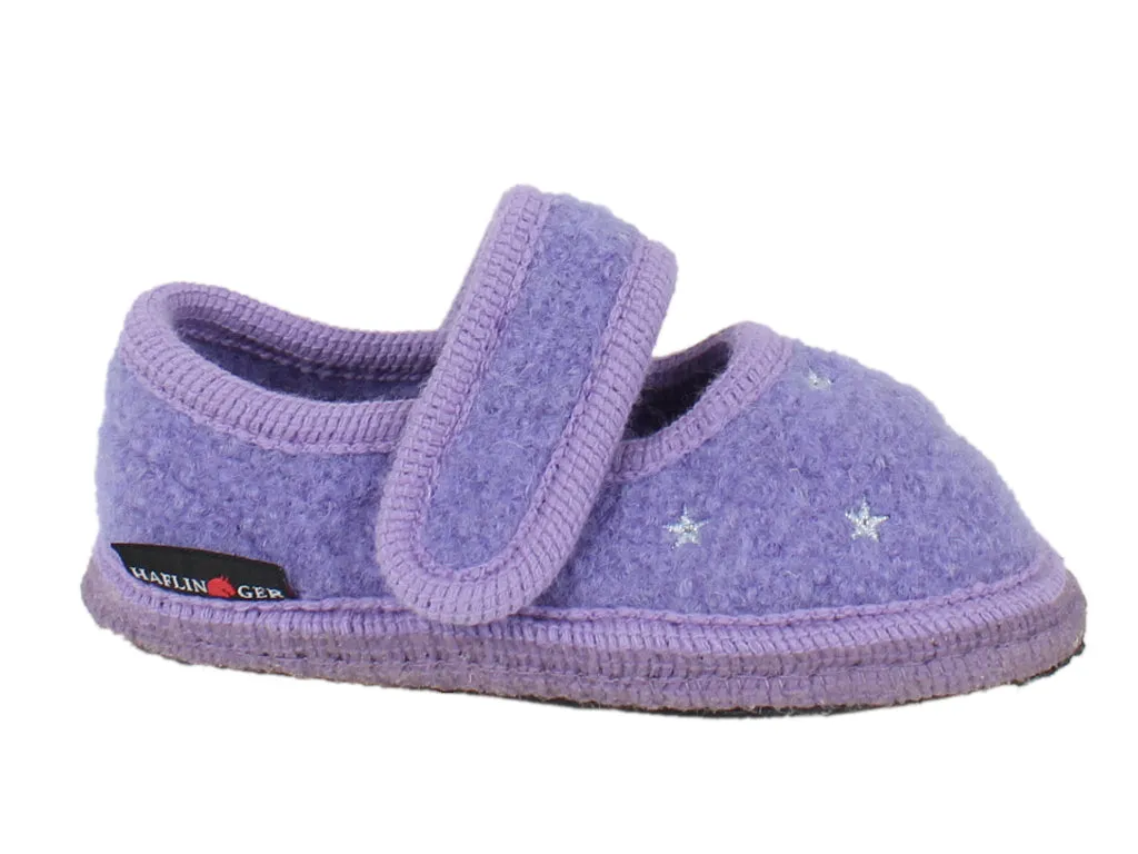 Haflinger Kids' Slippers Starlight Orchid