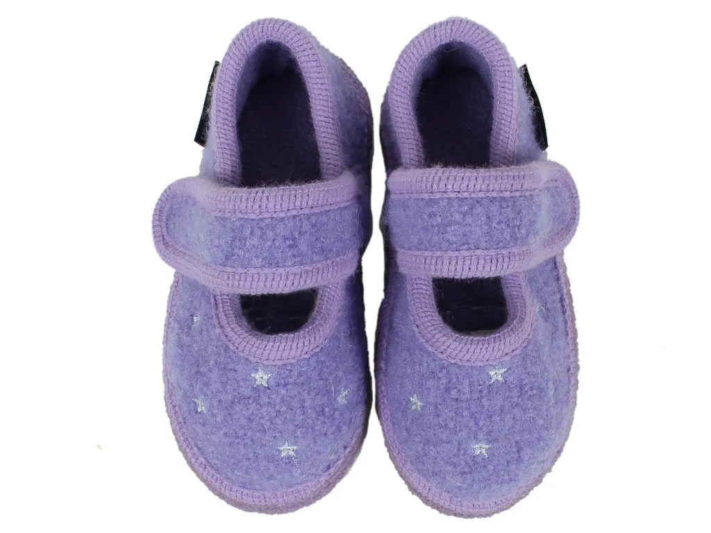 Haflinger Kids' Slippers Starlight Orchid