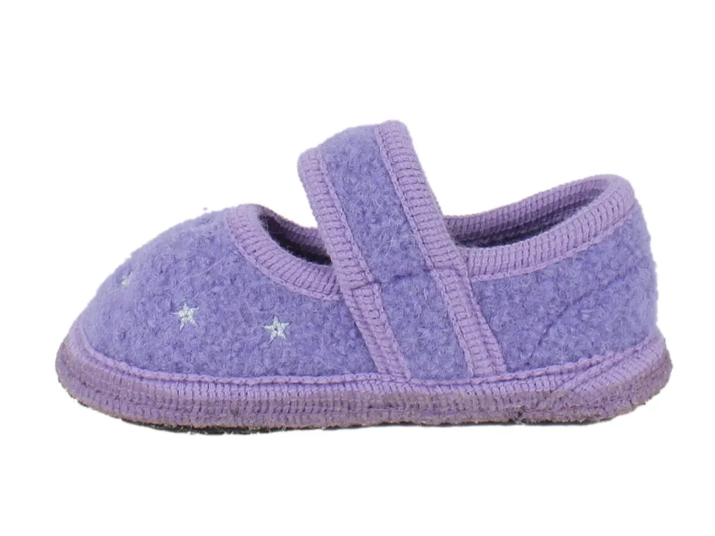 Haflinger Kids' Slippers Starlight Orchid