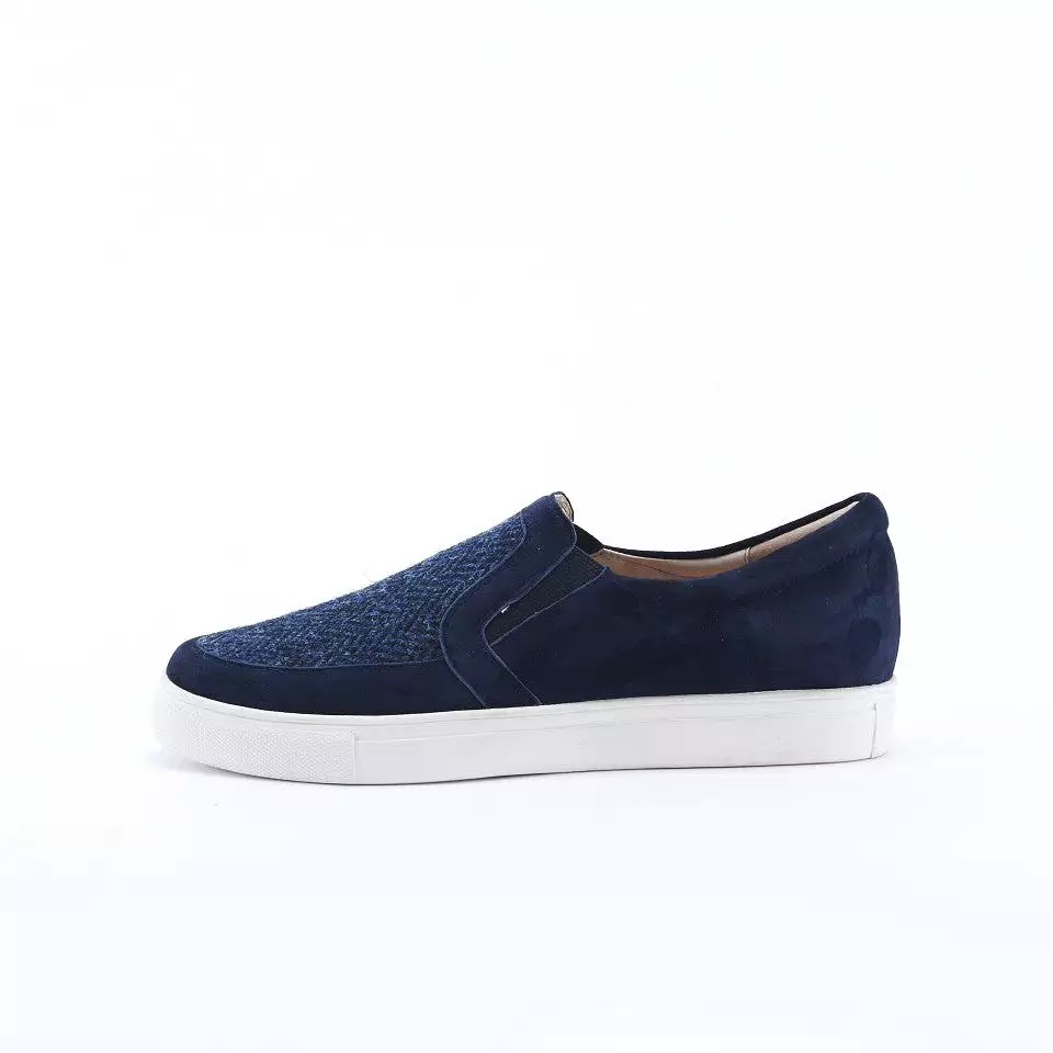 Harris Tweed & Suede Trainers for Women in 3 colors