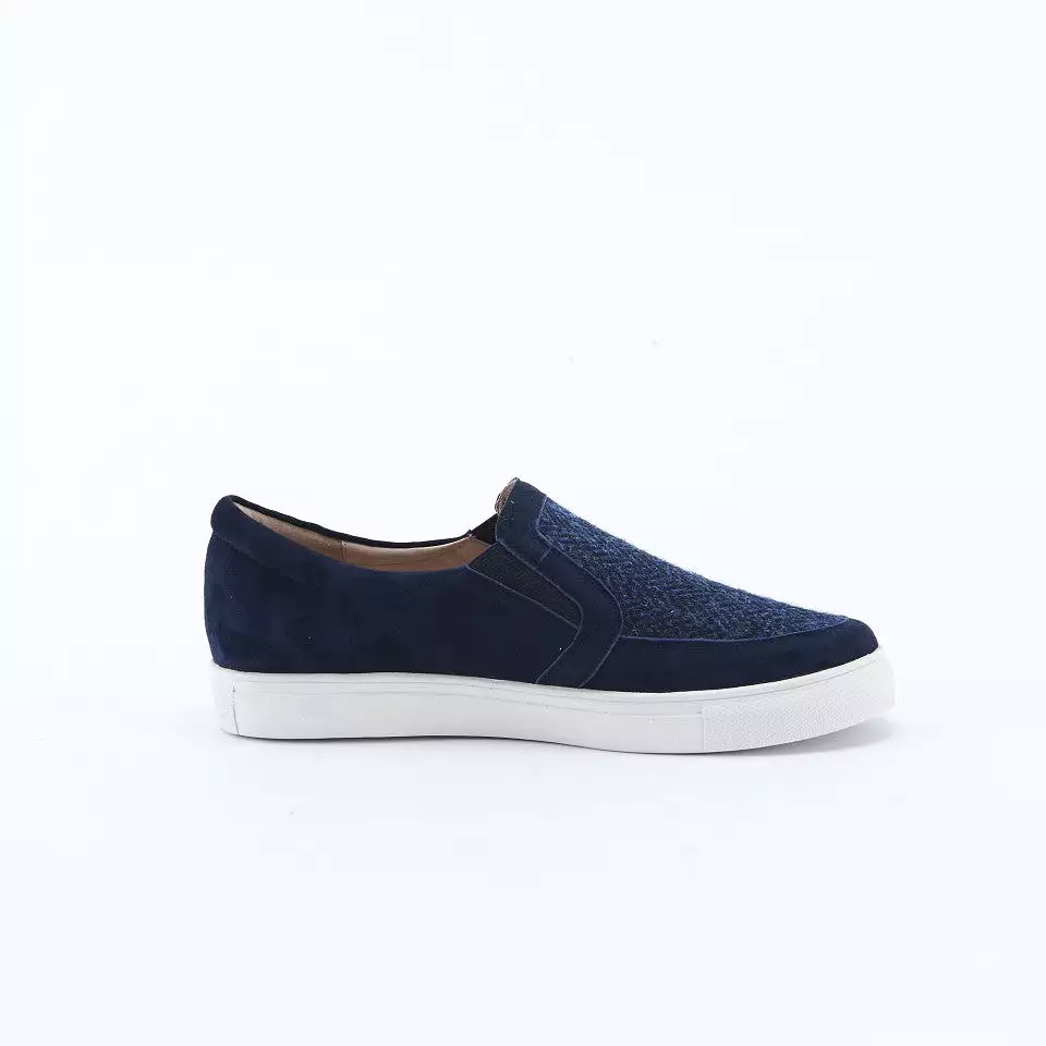 Harris Tweed & Suede Trainers for Women in 3 colors