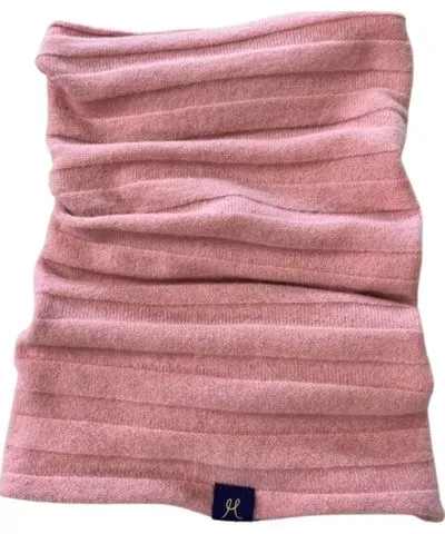 Hemprino Pink / Purple Hemprino™ Hemp And Merino Neckwarmer