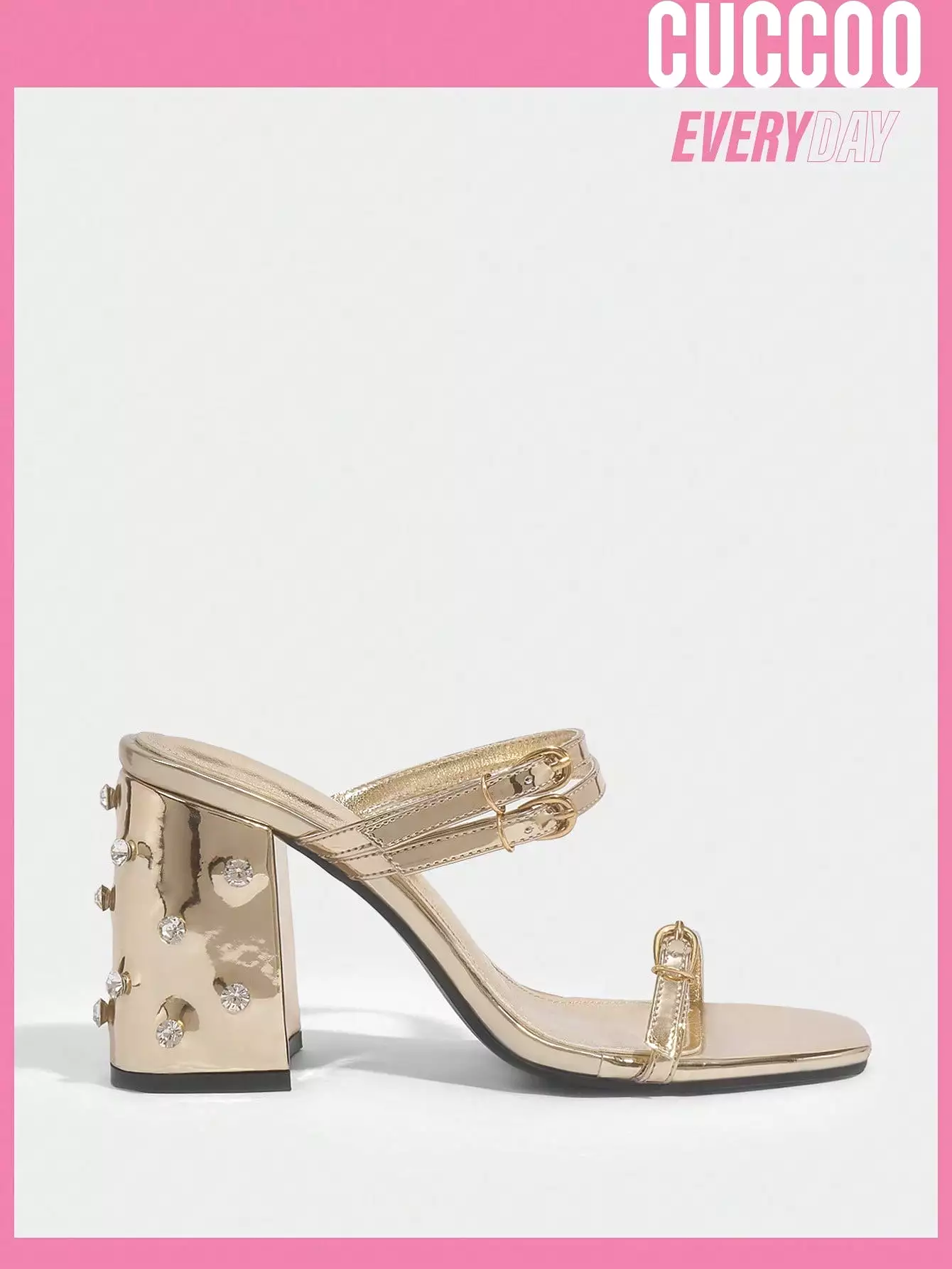 High Heel Sandals for Women: Stylish One-Strap Footwear for Spring and Summer