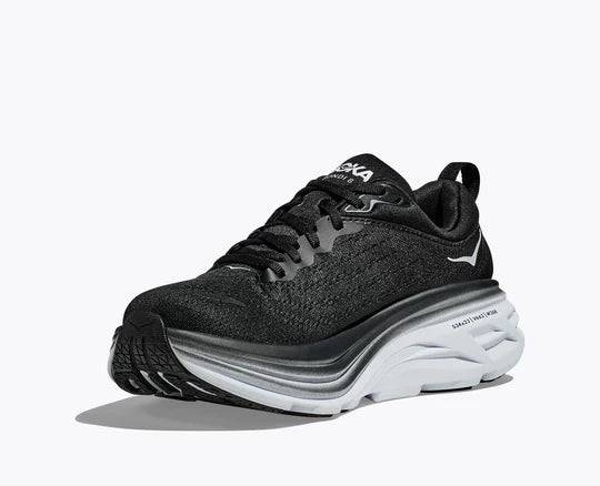 Hoka Bondi 8 Men's Running Shoe Black/White 1123202