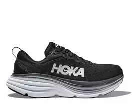 Hoka Bondi 8 Men's Running Shoe Black/White 1123202