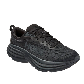 HOKA Bondi 8 Wide Black/Black - Women's Running Shoes