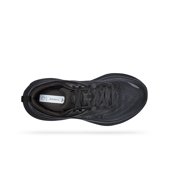 HOKA Bondi 8 Wide Black/Black - Women's Running Shoes