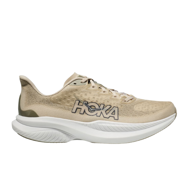 HOKA Mach 6 Men's Beige/Oatmilk Barley Running Shoes