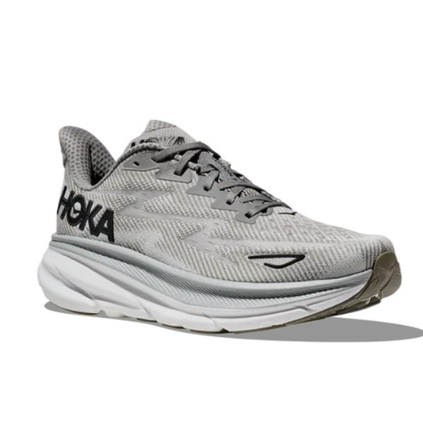 HOKA Men's Clifton 9 Wide - Harbor Mist/Black