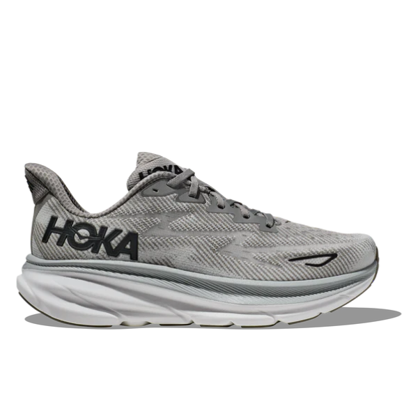 HOKA Men's Clifton 9 Wide - Harbor Mist/Black