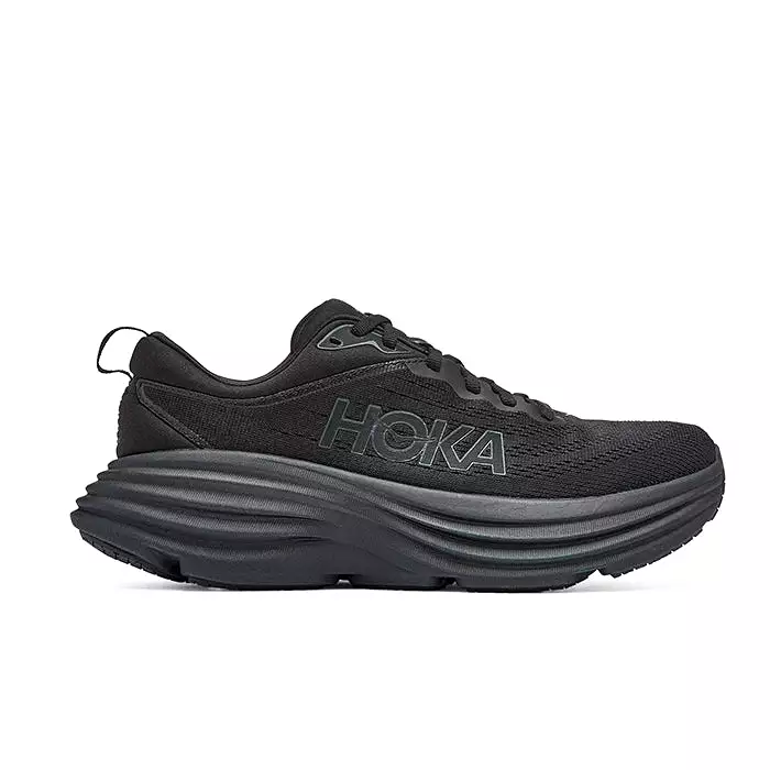 HOKA Women's Bondi 8 Wide - Black/Black