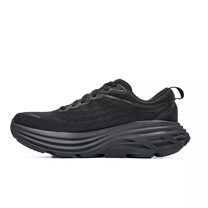 HOKA Women's Bondi 8 Wide - Black/Black