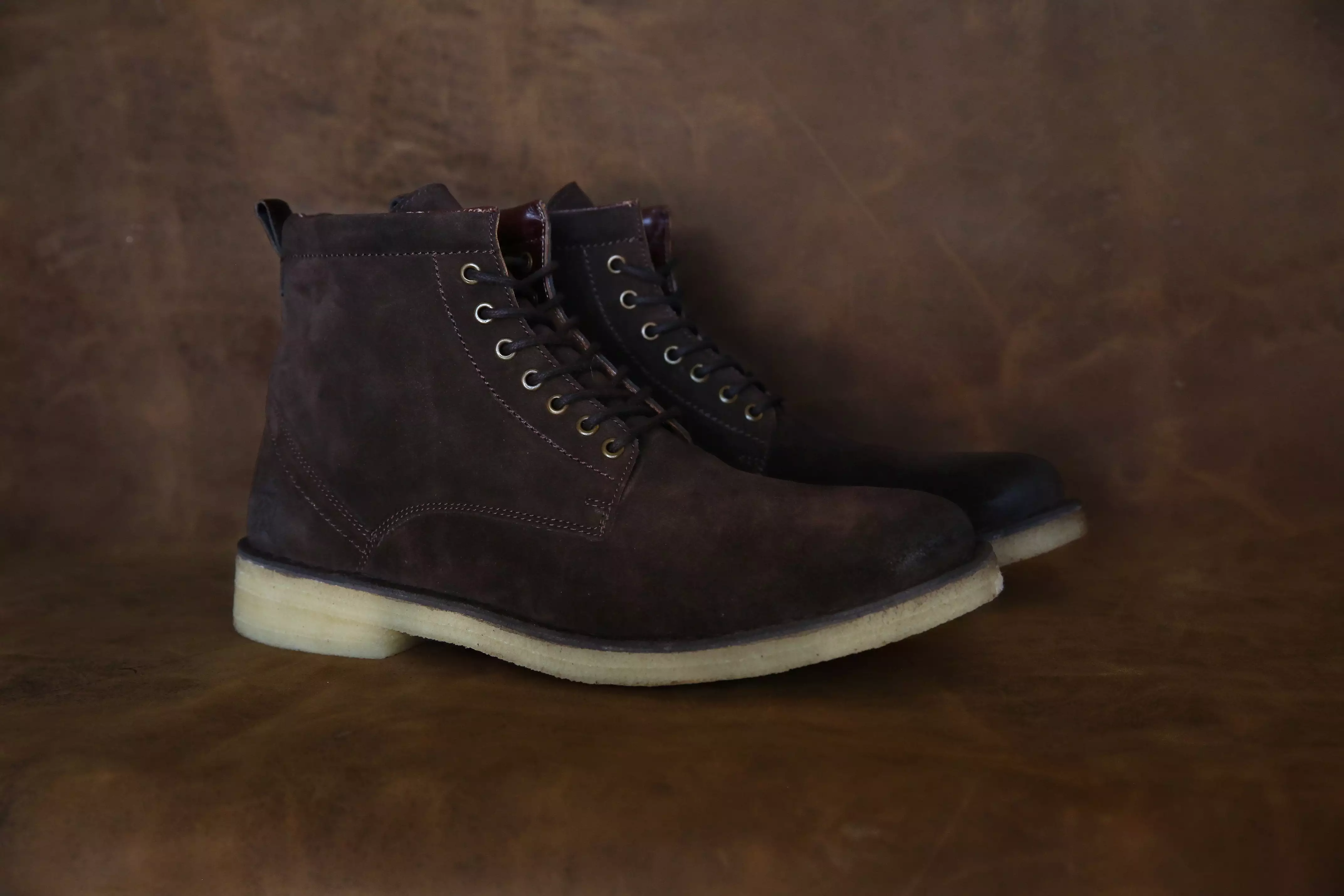 Hunter Laced Boot Chocolate