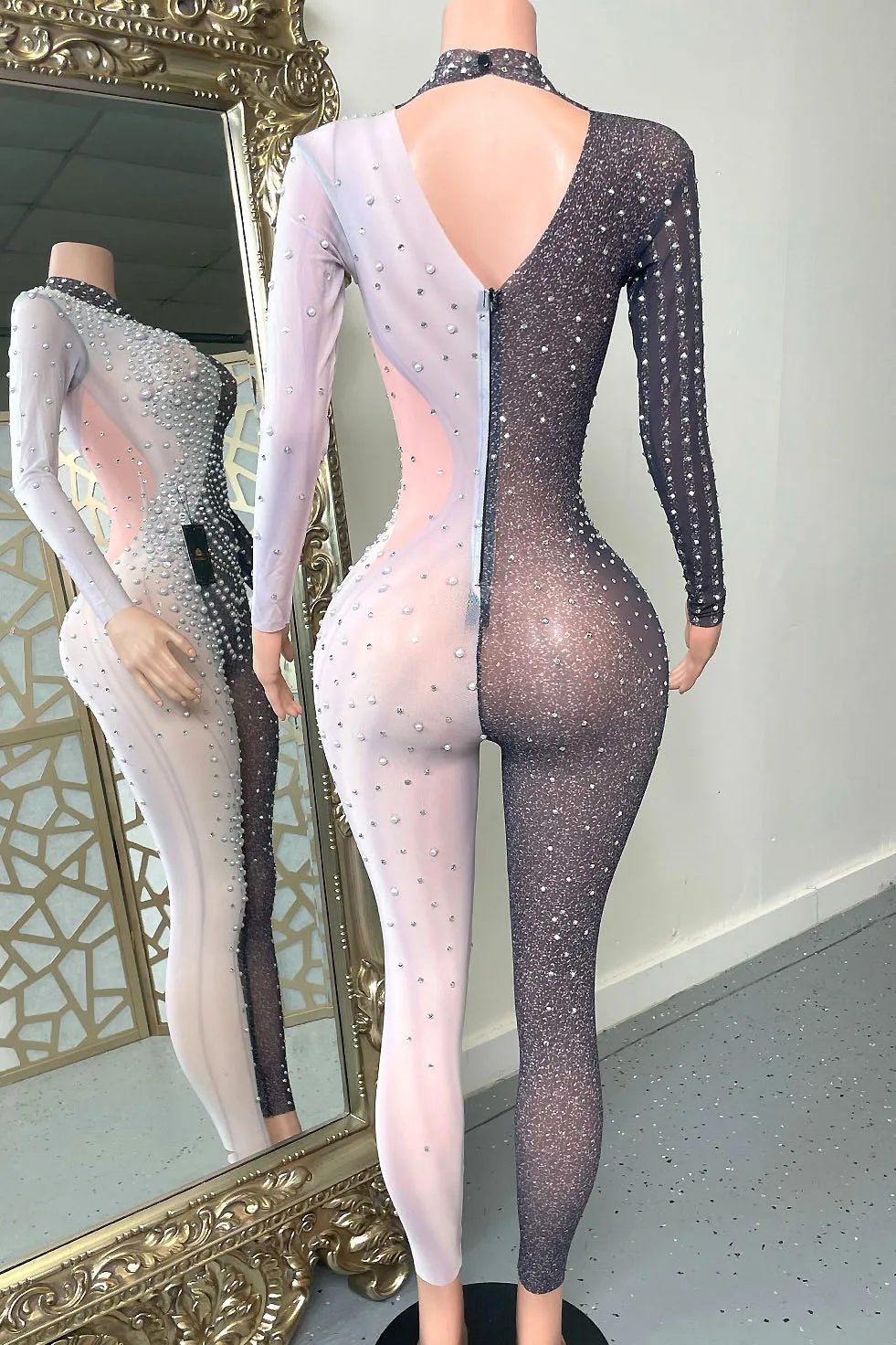 Kayla Diamante Bodysuit(Ready To Ship)