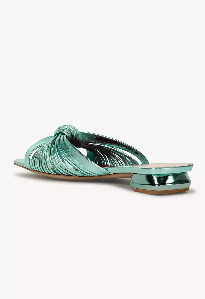 Knot Strap Sandals - Open Toe