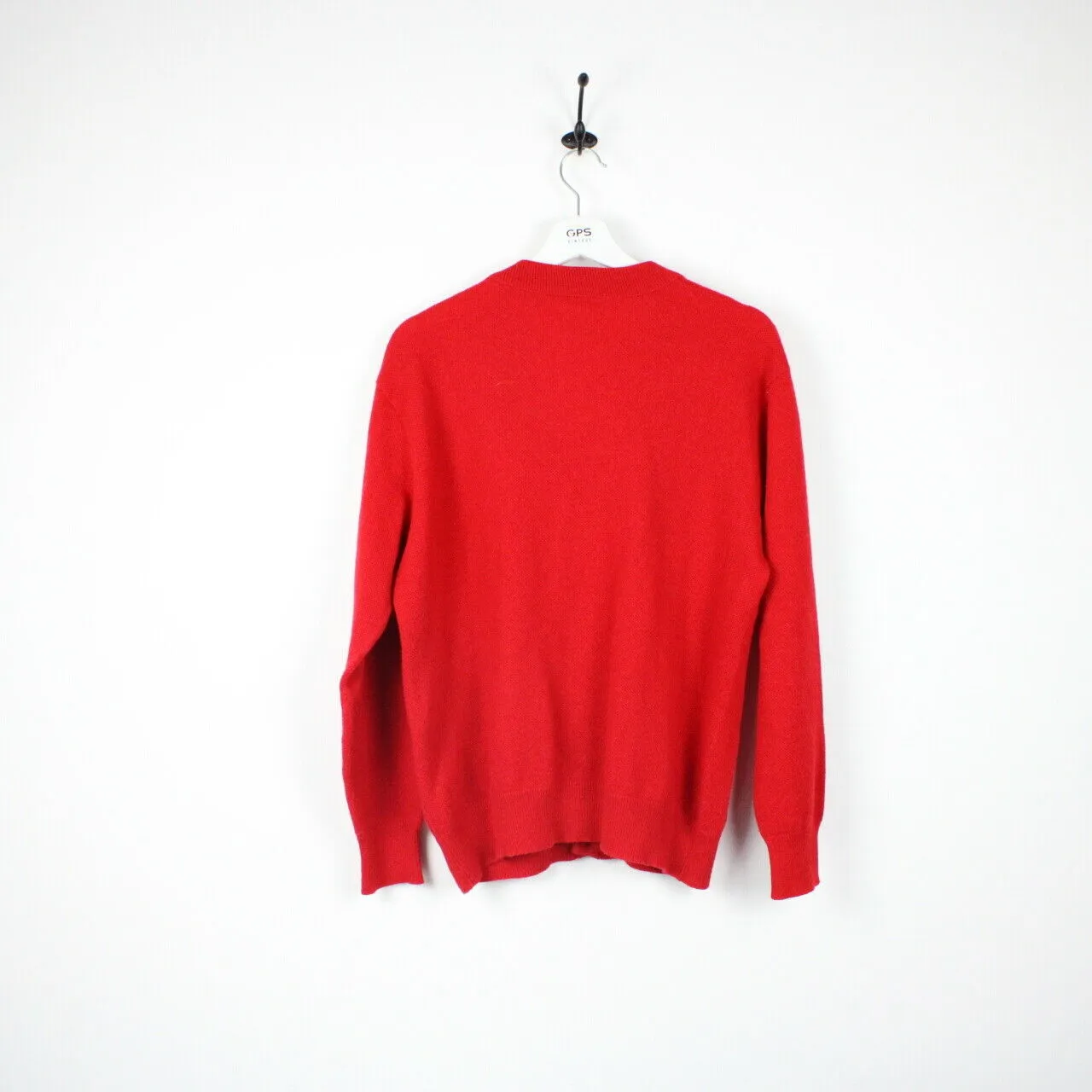 LACOSTE Knit Cardigan Red Medium