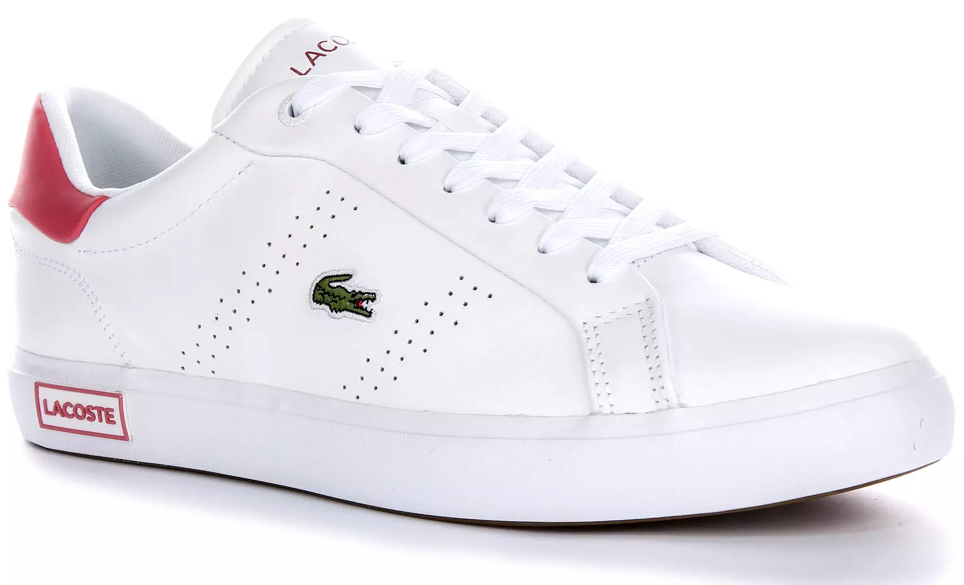 Lacoste Powercourt 2.0 Women's Sneakers - White Pink