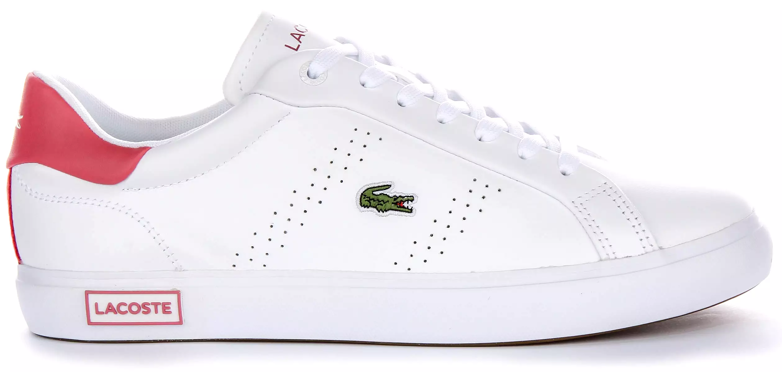 Lacoste Powercourt 2.0 Women's Sneakers - White Pink