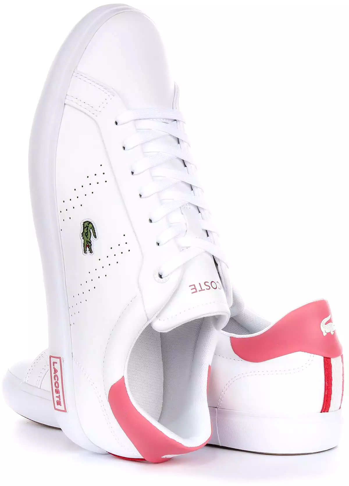 Lacoste Powercourt 2.0 Women's Sneakers - White Pink