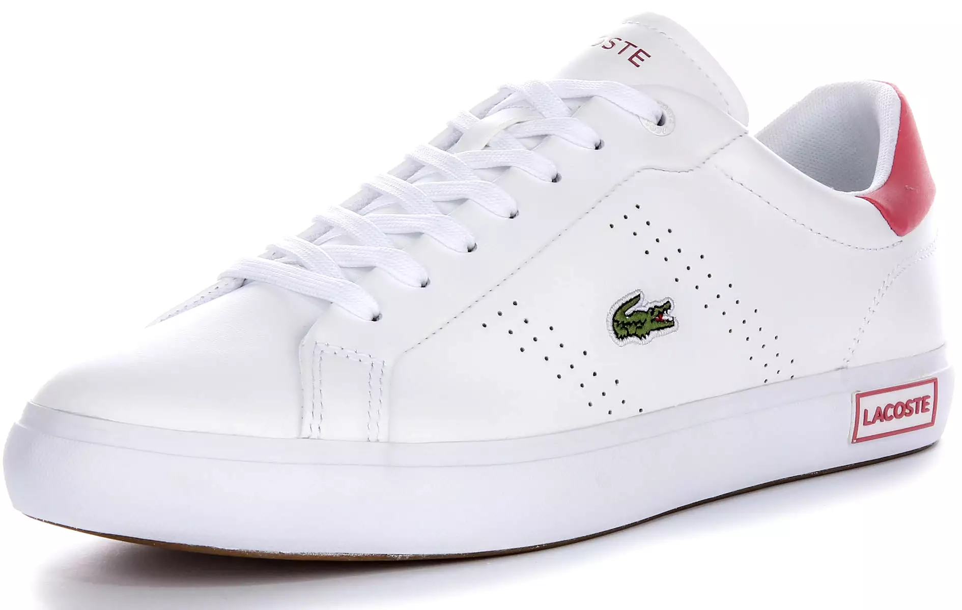 Lacoste Powercourt 2.0 Women's Sneakers - White Pink