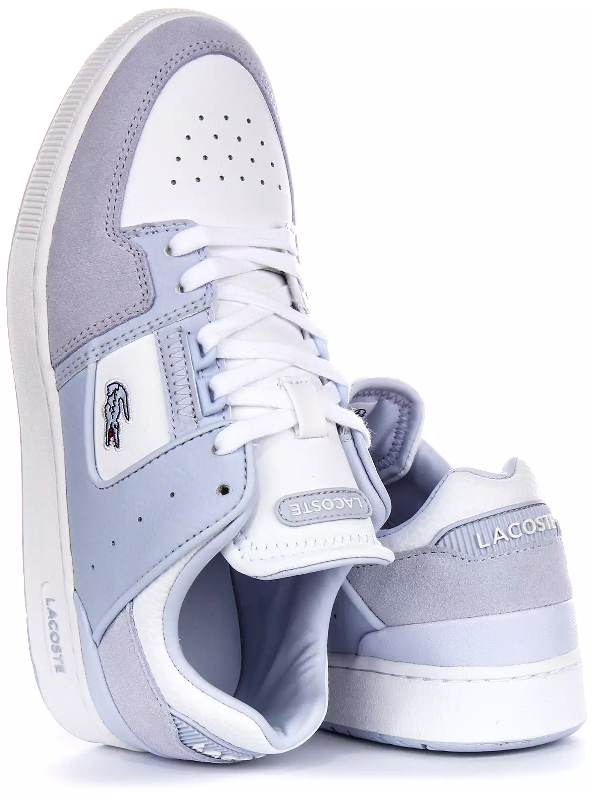 Lacoste Women's Court Cage - White Blue.