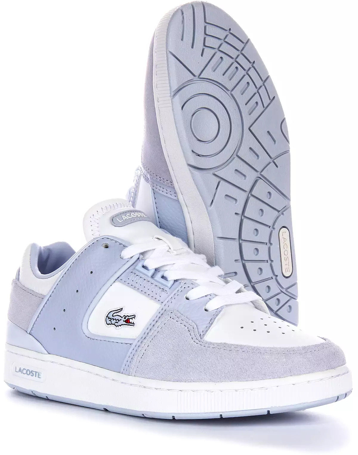 Lacoste Women's Court Cage - White Blue.