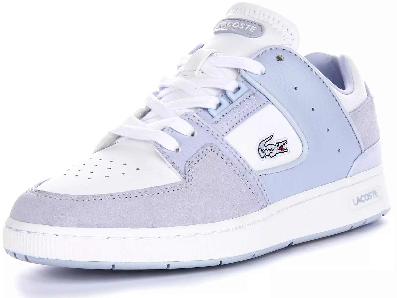 Lacoste Women's Court Cage - White Blue.