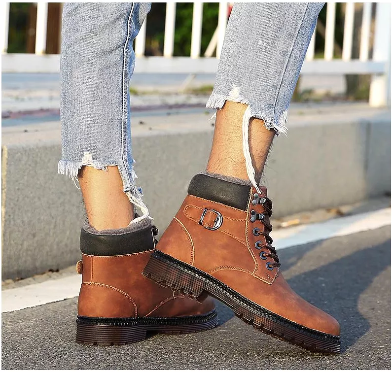 Leather Boots for Men: Warm and Stylish Solution