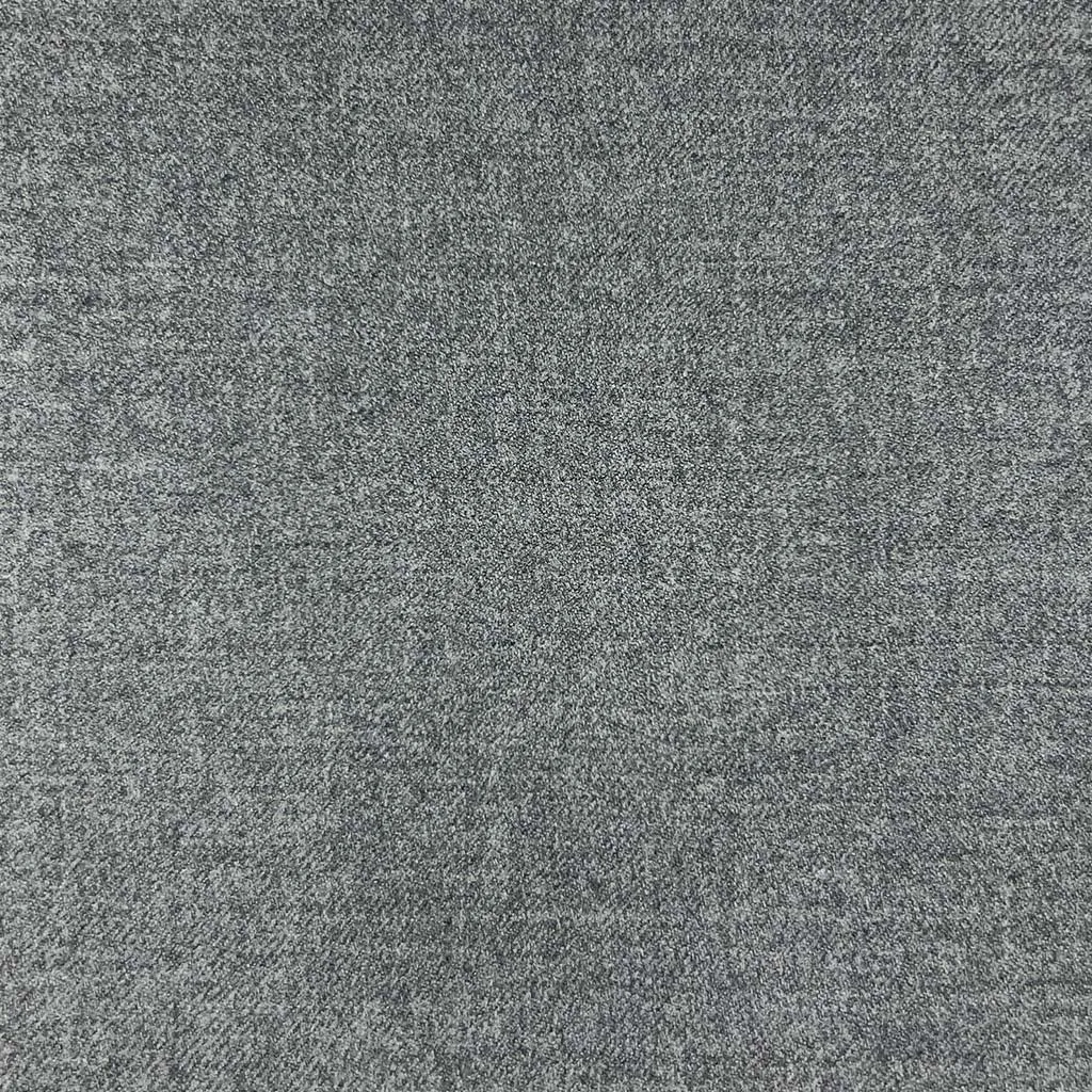 Light Grey Comfort Stretch Plain Weave Flannel