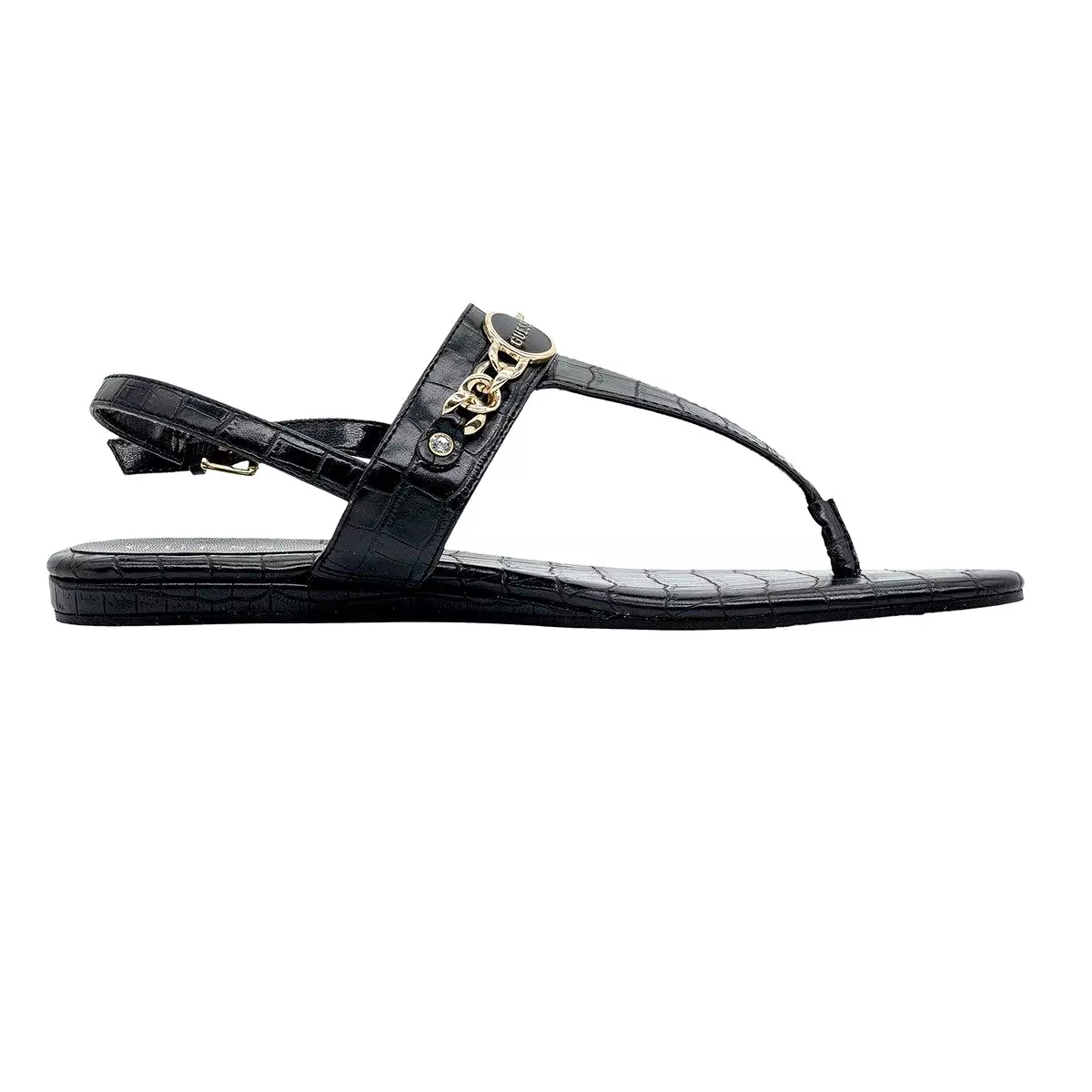 Logo Chain Thong Sandals by Guess