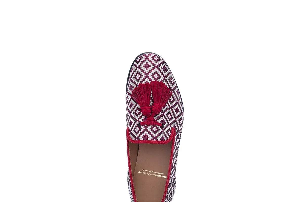 LOUIS BODRUM BURGUNDY SLIPPERS JUNIOR