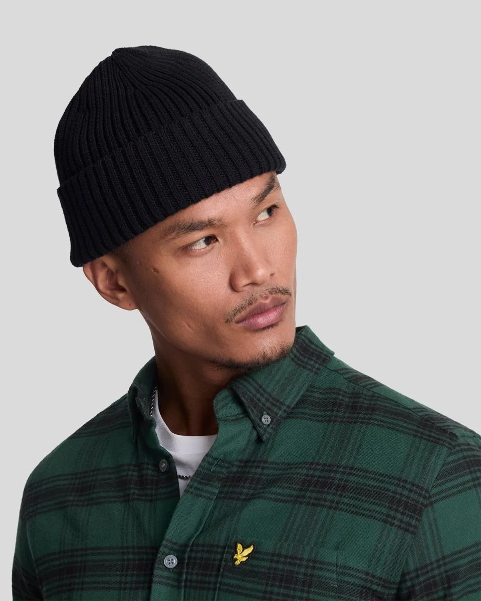 Lyle & Scott Flannel Check Long Sleeve Shirt in Argyle Teal/Jet