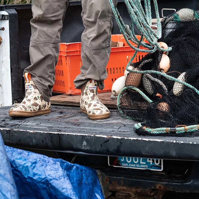 Men's 6 Inch Duck Camo Ankle Boots