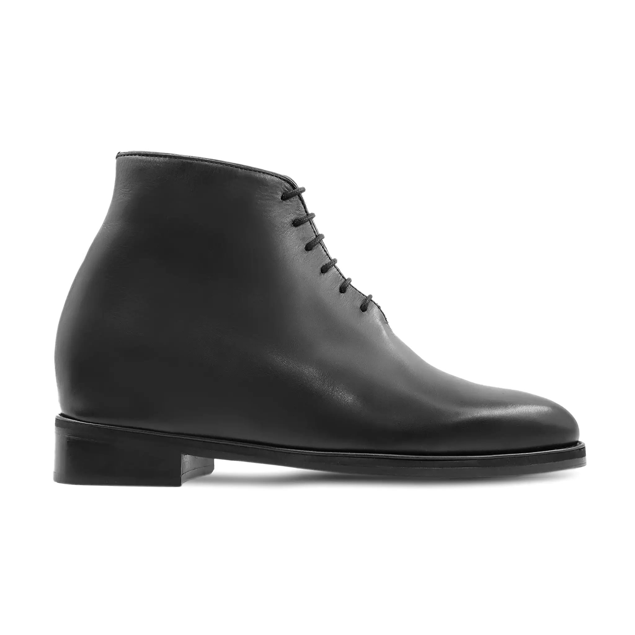 Men's Black Calf Leather Chukka Boot - Read