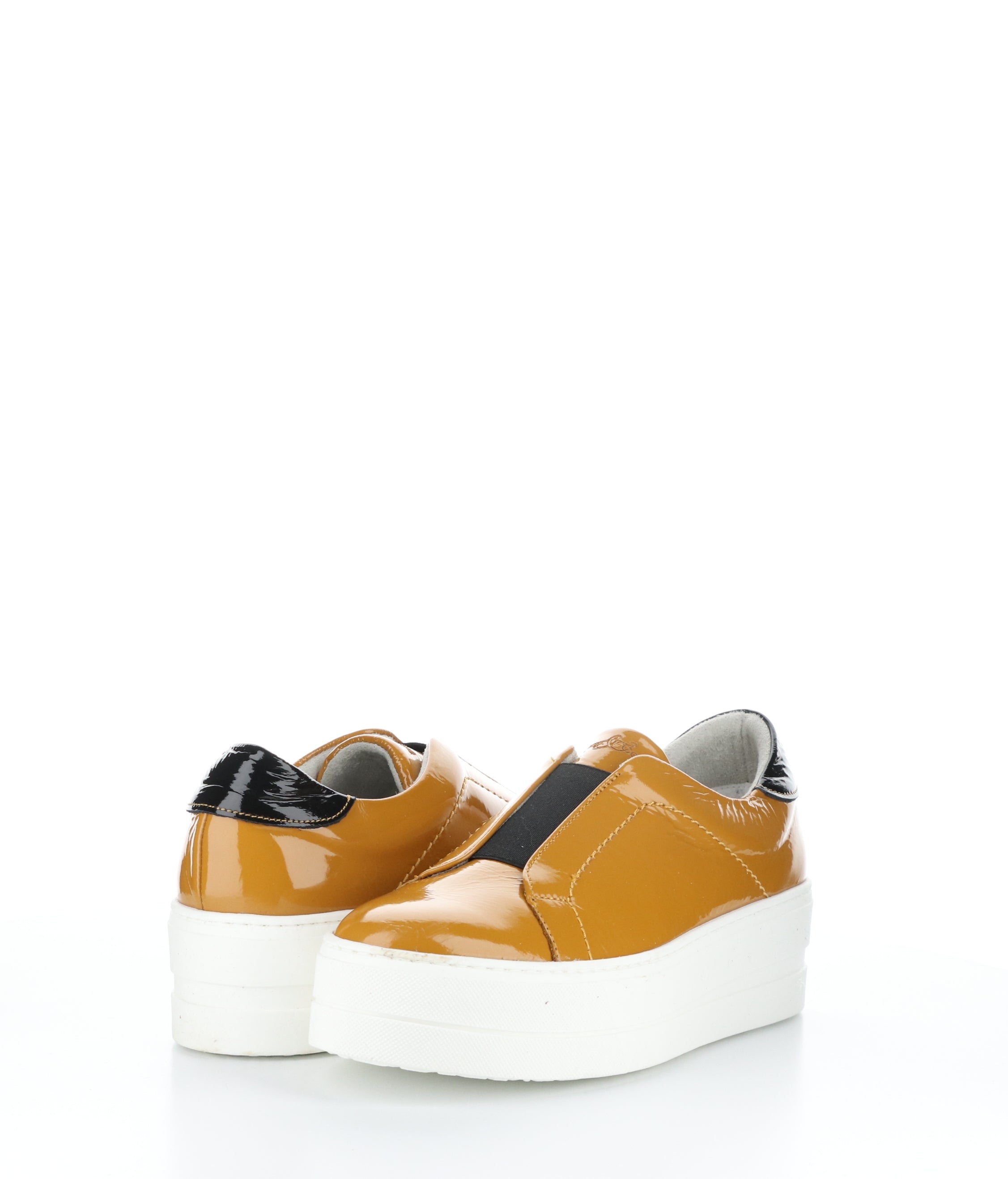 Mona Ochre/Black Slip-On Shoes