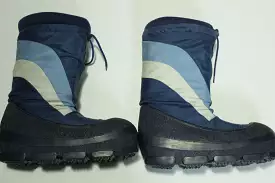 Moon Boots - Vintage 80's Striped Snow Boots - Napoleon Dynamite