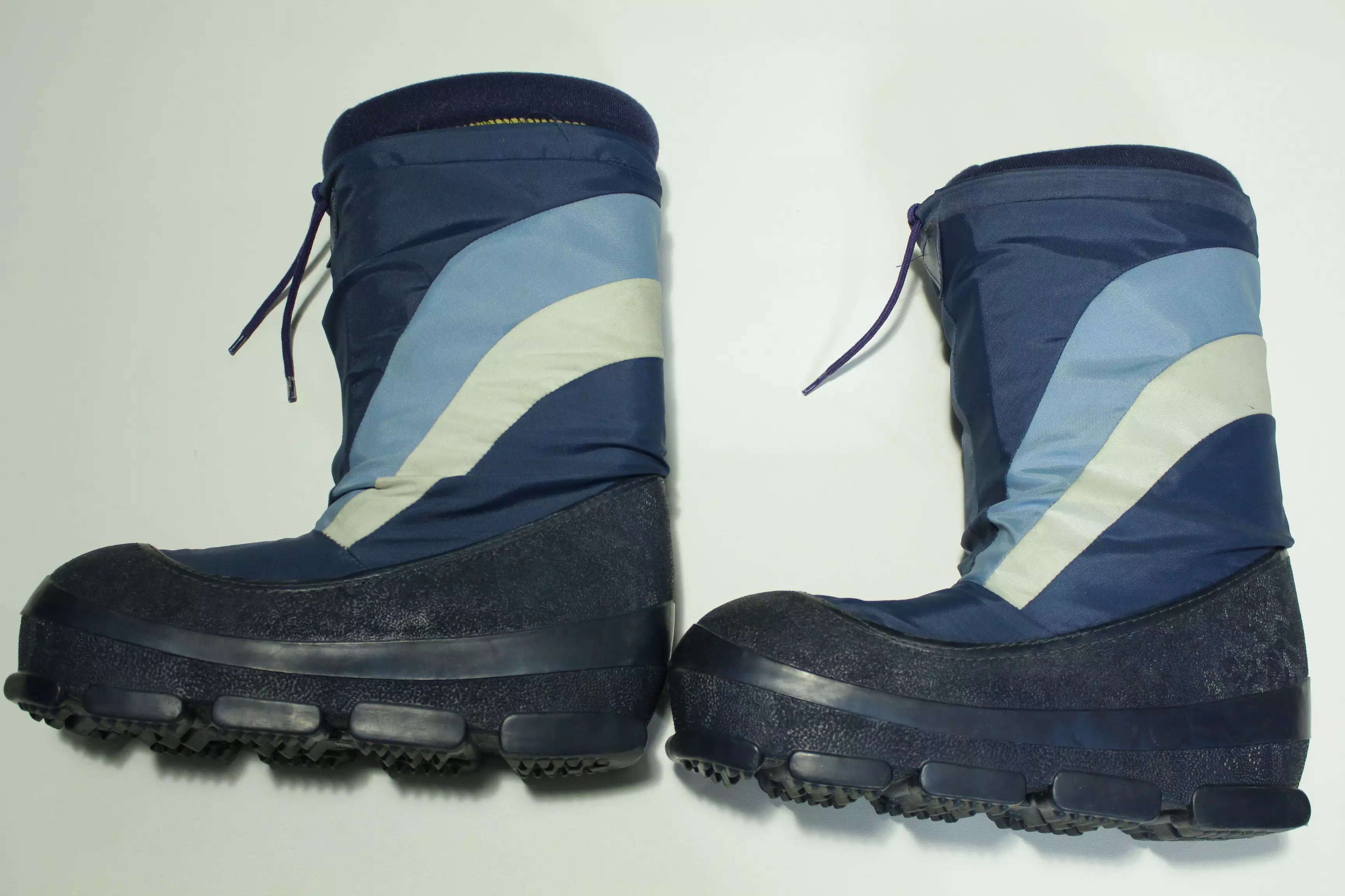 Moon Boots - Vintage 80's Striped Snow Boots - Napoleon Dynamite