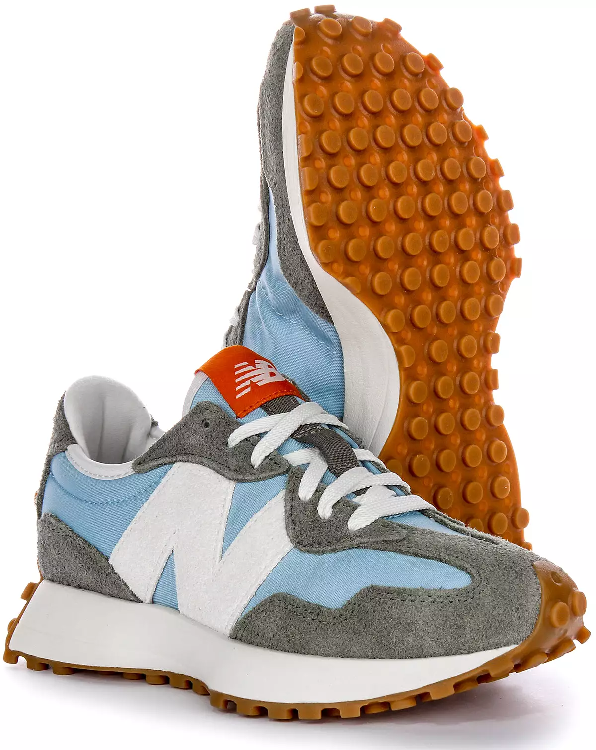 New Balance U327 SC Blue Green Trainers